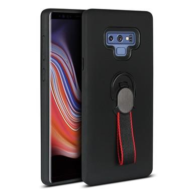 Multifunctional Magnetic Support Ring Holder Mobile phone case for Samsung Galaxy S9, Black