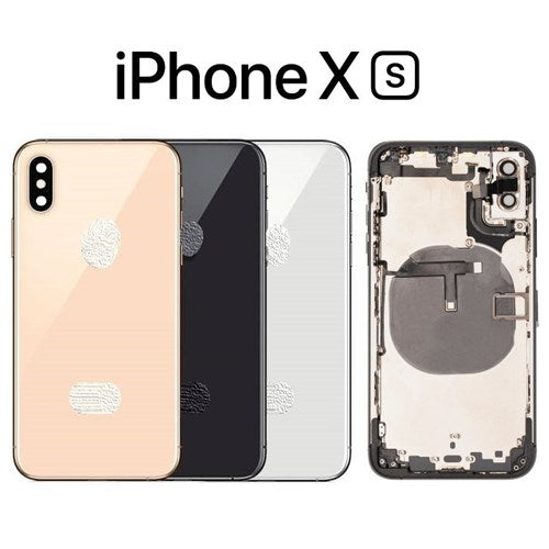 Back Housing W/ Small Components Pre-Installed For iPhone XS ( OEM Pulled Grade A )