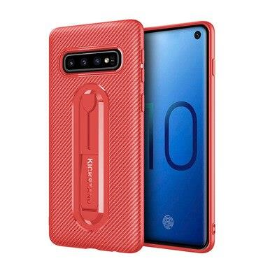 Ultra-thin stealth bracket case for Galaxy S10 Plus, Red