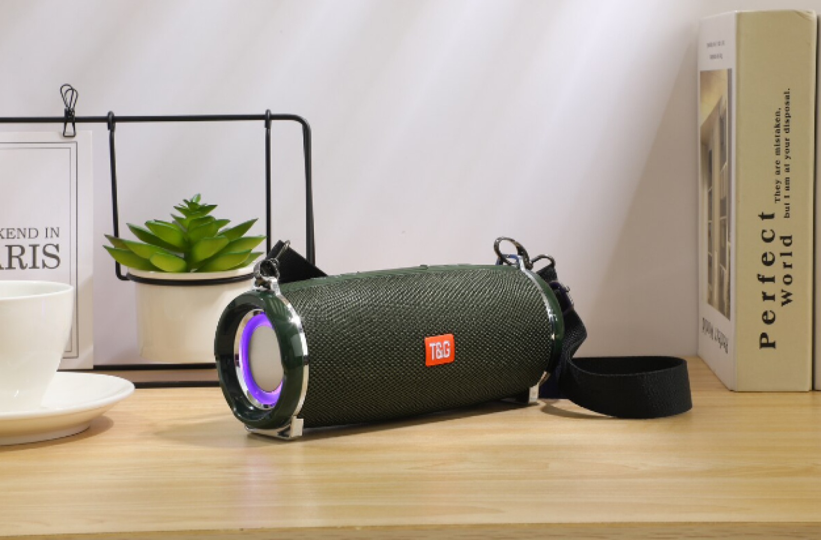TG 192 Bluetooth Speaker with LED Lights High Bass Sound
