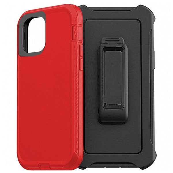 Defender Shock Proof Rubber Phone Case with Holster Heavy Duty Compatible with Apple iPhone 11 Pro