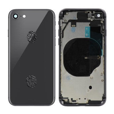 Back Housing W/ Small Components Pre-Installed For iPhone 8 (OEM Pulled Grade A )