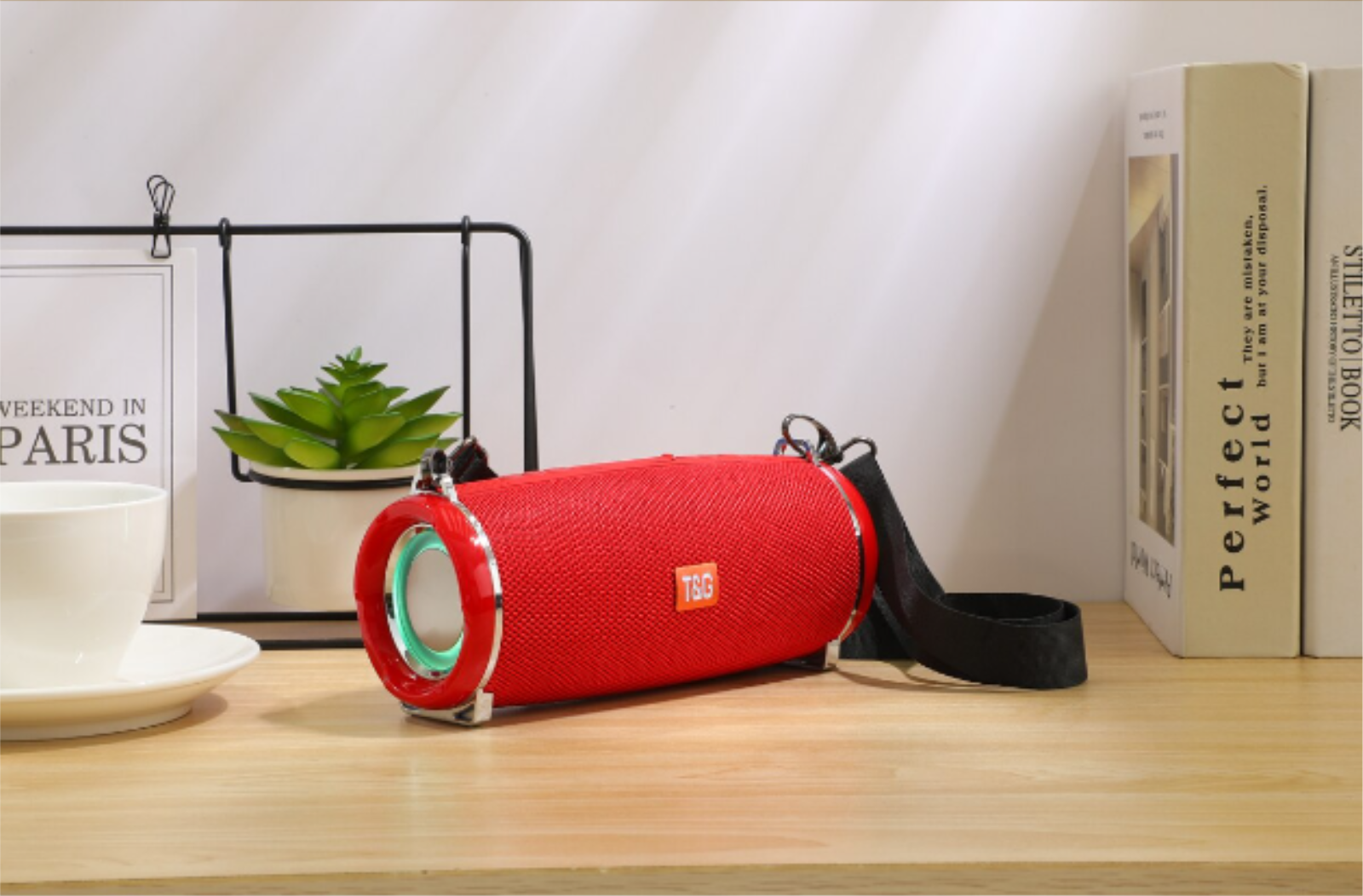 TG 192 Bluetooth Speaker with LED Lights High Bass Sound
