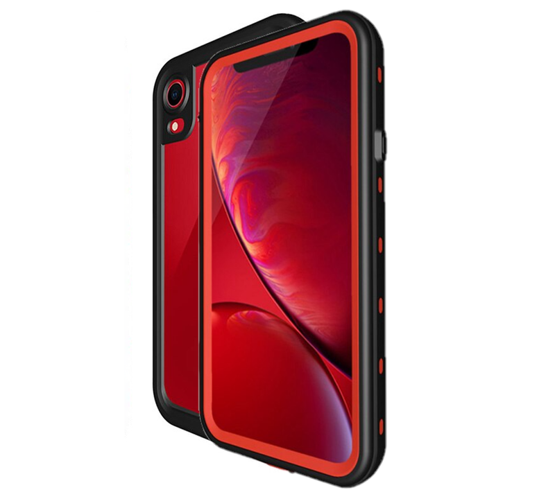 Waterproof Slim Life Proof Case for iPhone XR Built-in Screen Protector Shockproof Dustproof Heavy Duty Full Body Protective Case