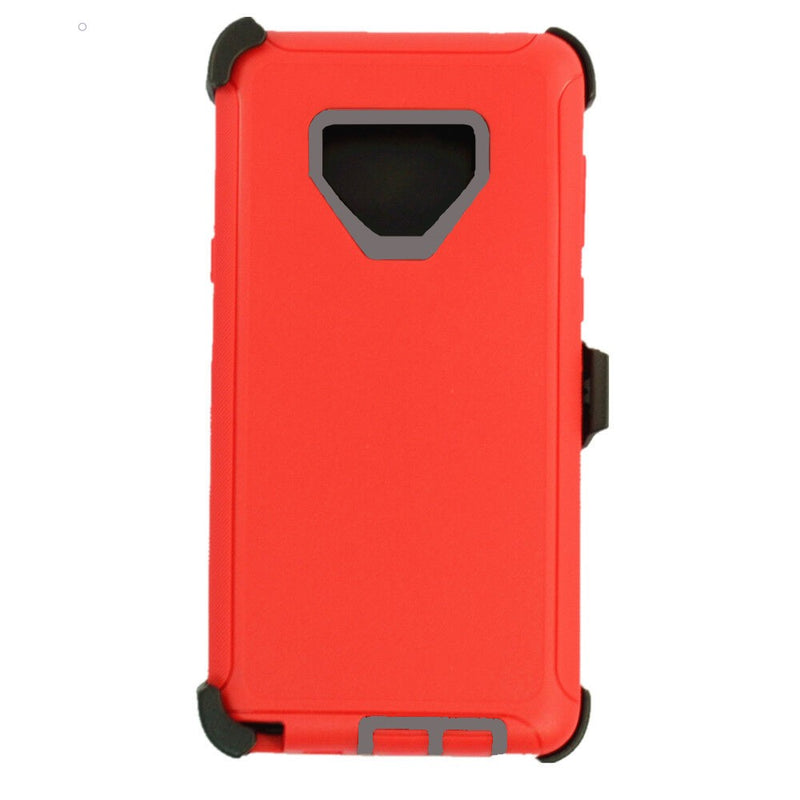 Defender Shock Proof Rubber Phone Case with Holster Heavy Duty Compatible with Samsung Galaxy Note 9