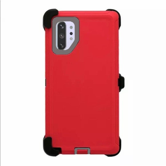 Defender Phone Case Shock Proof Rubber Case with Holster Heavy Duty Compatible with Samsung Galaxy Note 10