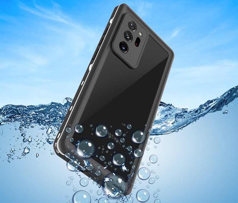 Waterproof Slim Life Proof Case for Samsung Note 20 Ultra Built-in Screen Protector Shockproof Dustproof Heavy Duty Full Body Protective Case