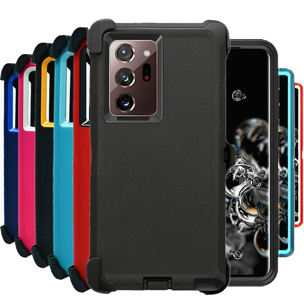 Shock Proof Defender Phone Case with Holster for Samsung Galaxy Note 20