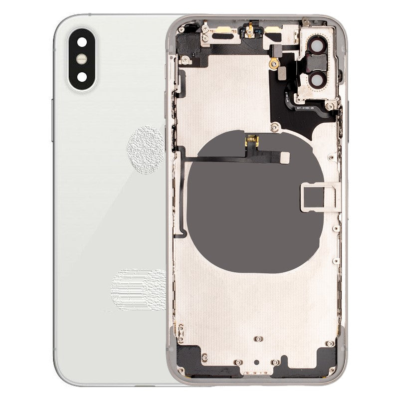 Back Housing W/ Small Components Pre-Installed For iPhone X ( OEM Pulled Grade A )